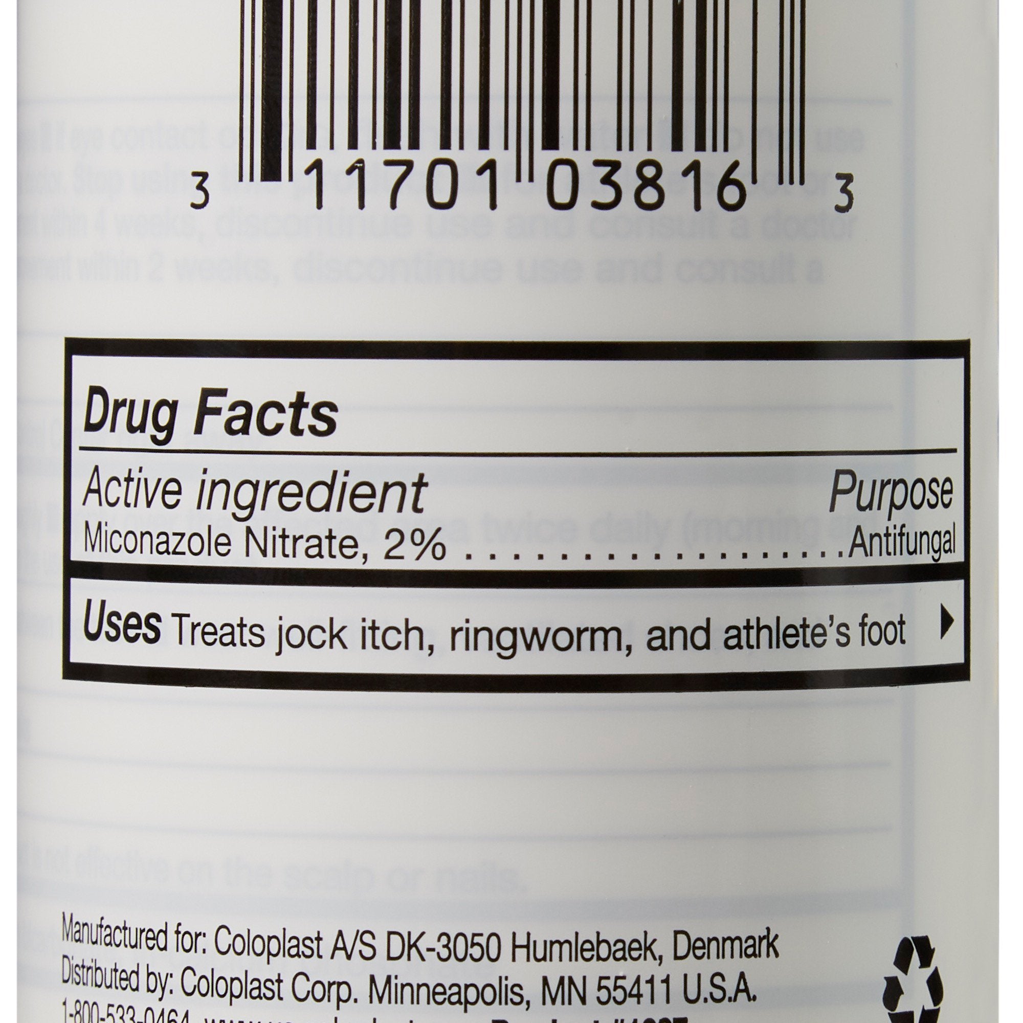 Antifungal Micro-Guard 2% Strength Powder 3 oz. Shaker Bottle,Packaging Type- Each