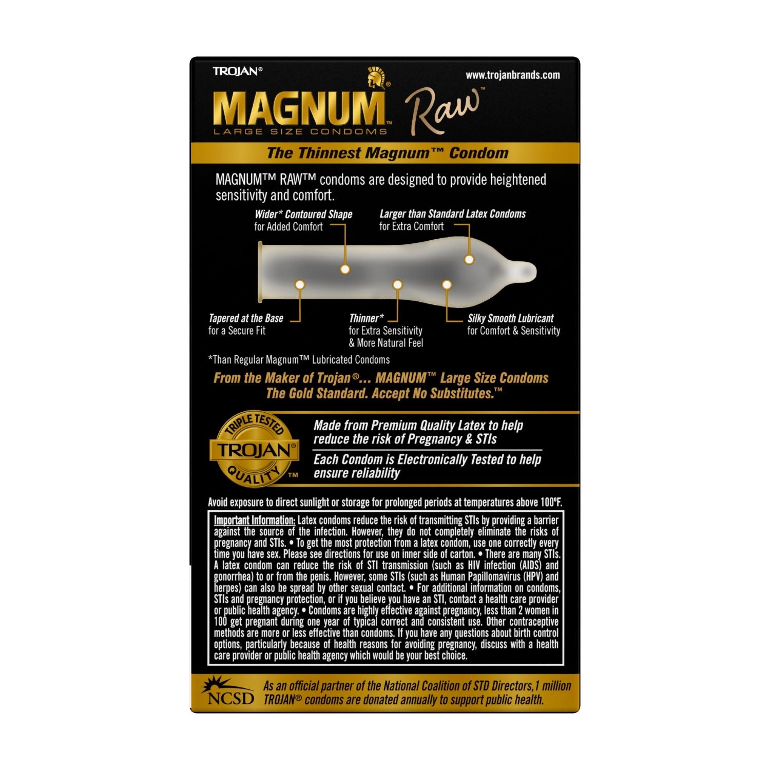 Trojan Magnum Raw Pack