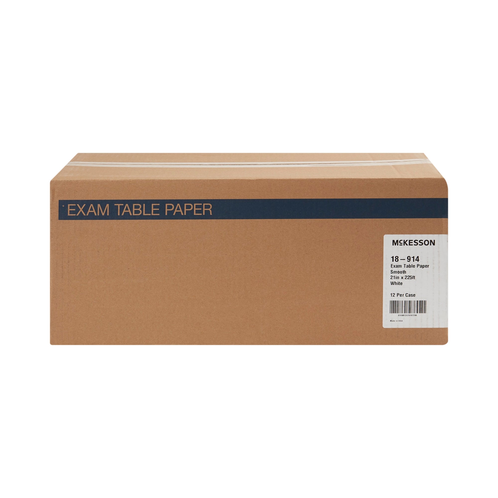 Table Paper McKesson 21 Inch Width 225 Foot Length White Smooth, Packaging Type- Case