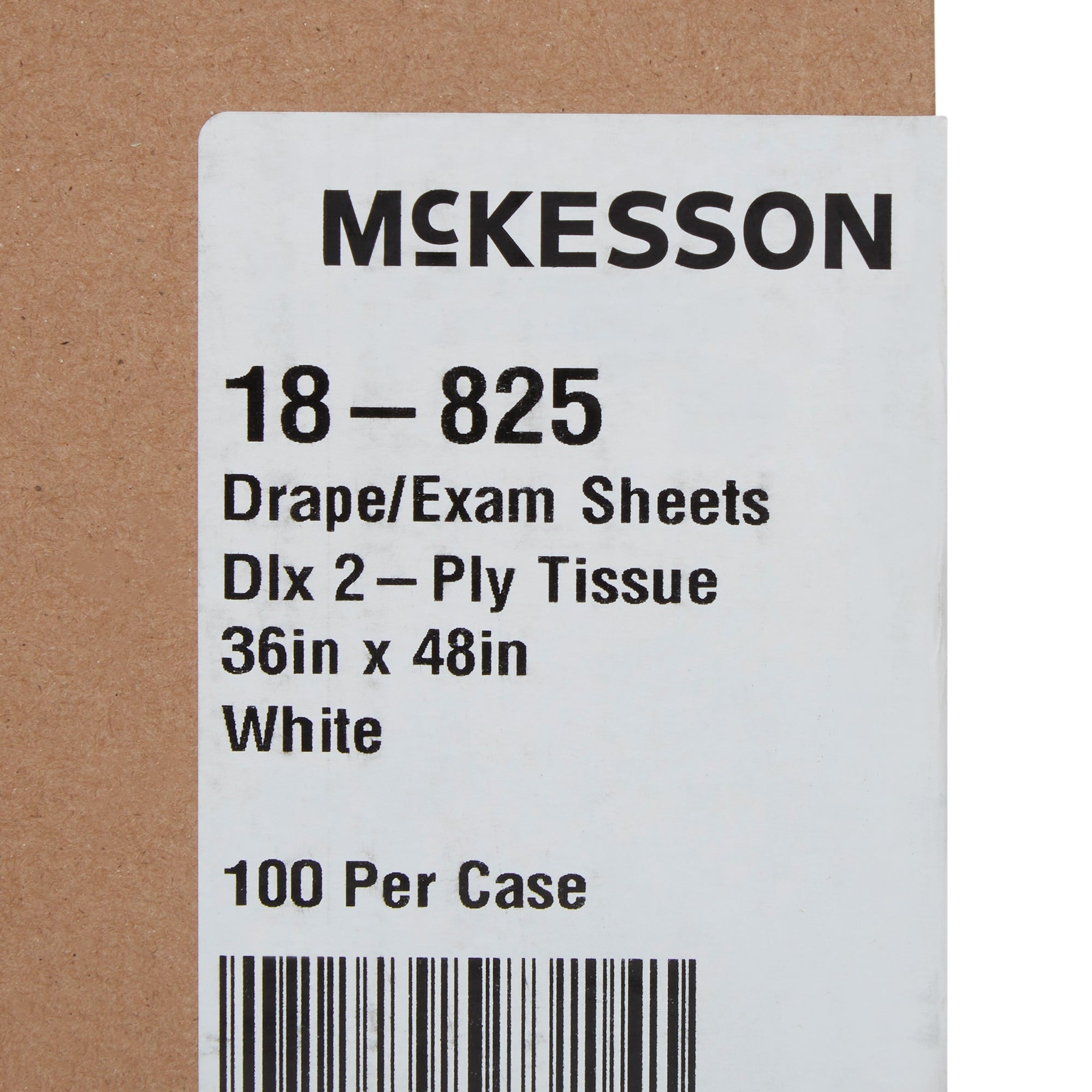 General Purpose Drape McKesson Physical Exam Drape 36 W X 48 L Inch NonSterile, Packaging Type- Case
