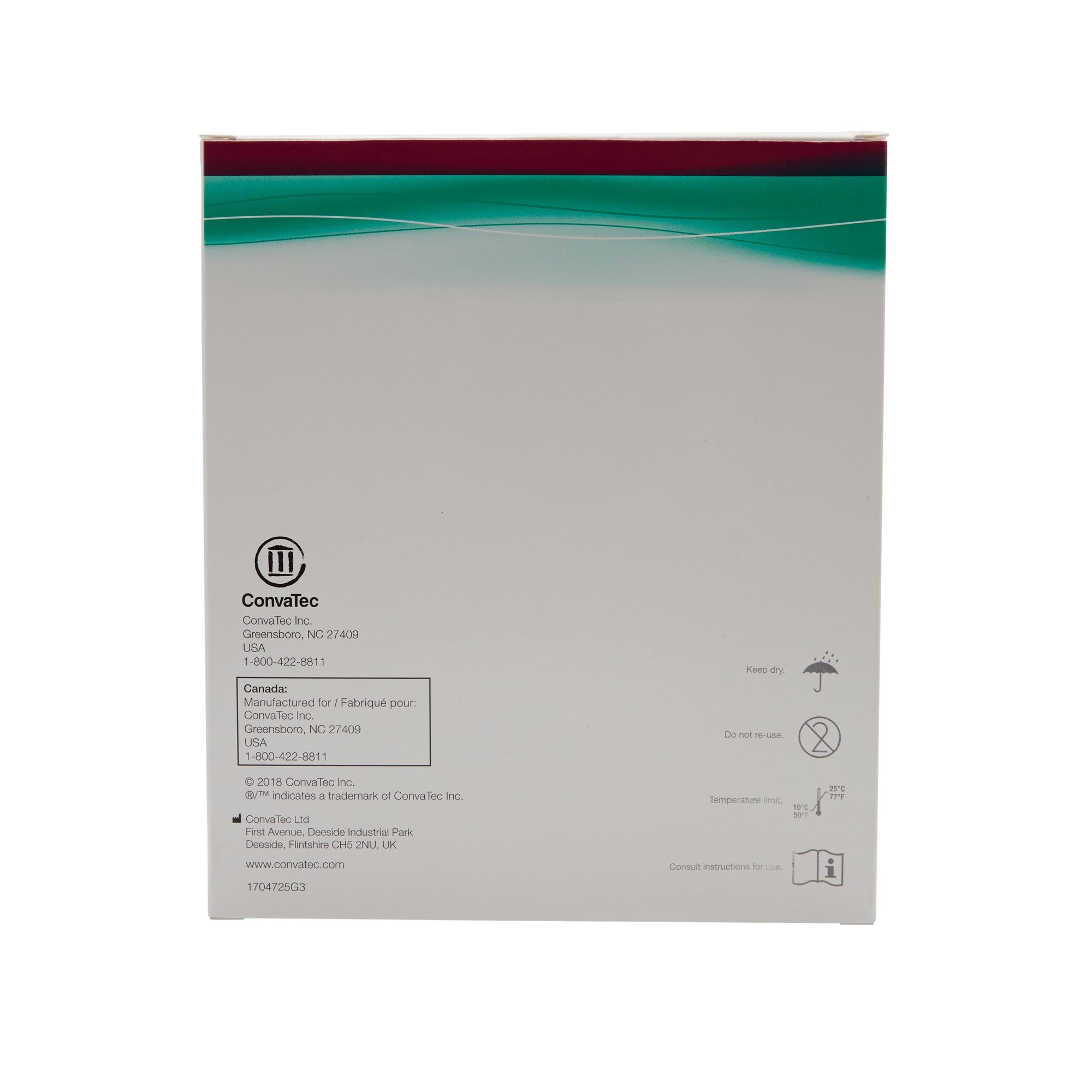 Hydrocolloid Dressing DuoDERM CGF Foam Backing 4 X 4 Inch Square Hydrocolloid,Packaging Type- Box
