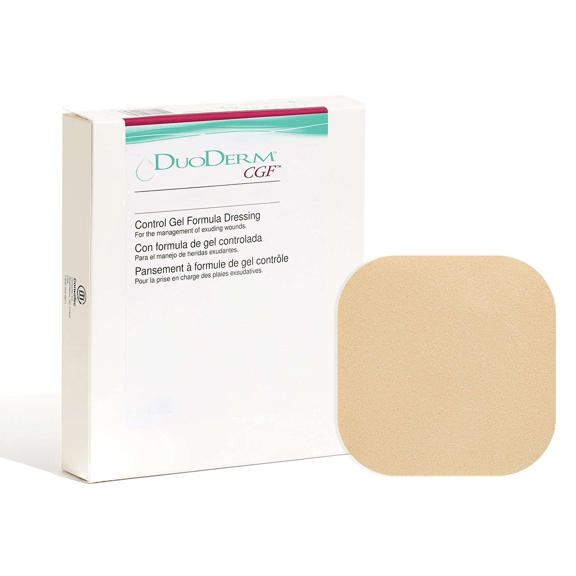 Hydrocolloid Dressing DuoDERM CGF 8 X 8 Inch Square, Packaging Type- Each