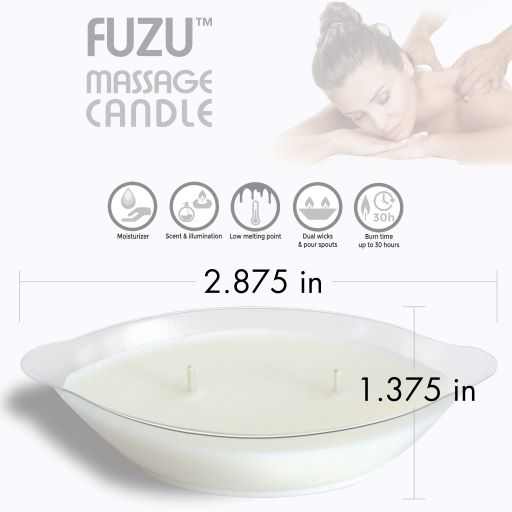 Fuzu Massage Candle Eucalyptus Calm 4 Oz