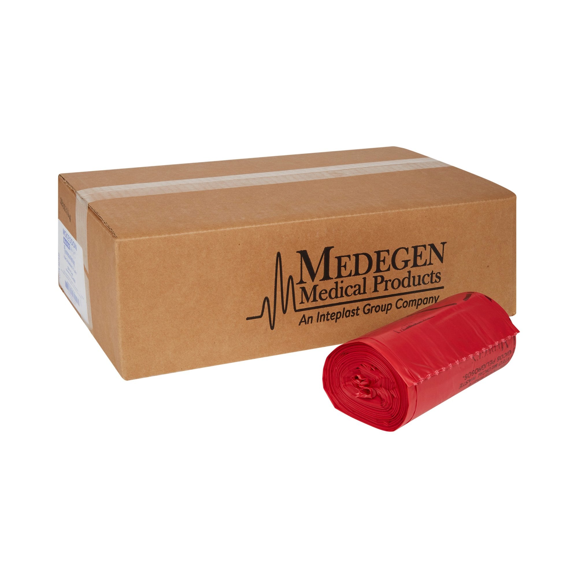 Infectious Waste Bag McKesson 7 to 10 gal. Red Bag 24 X 24 Inch, Packaging Type- Case