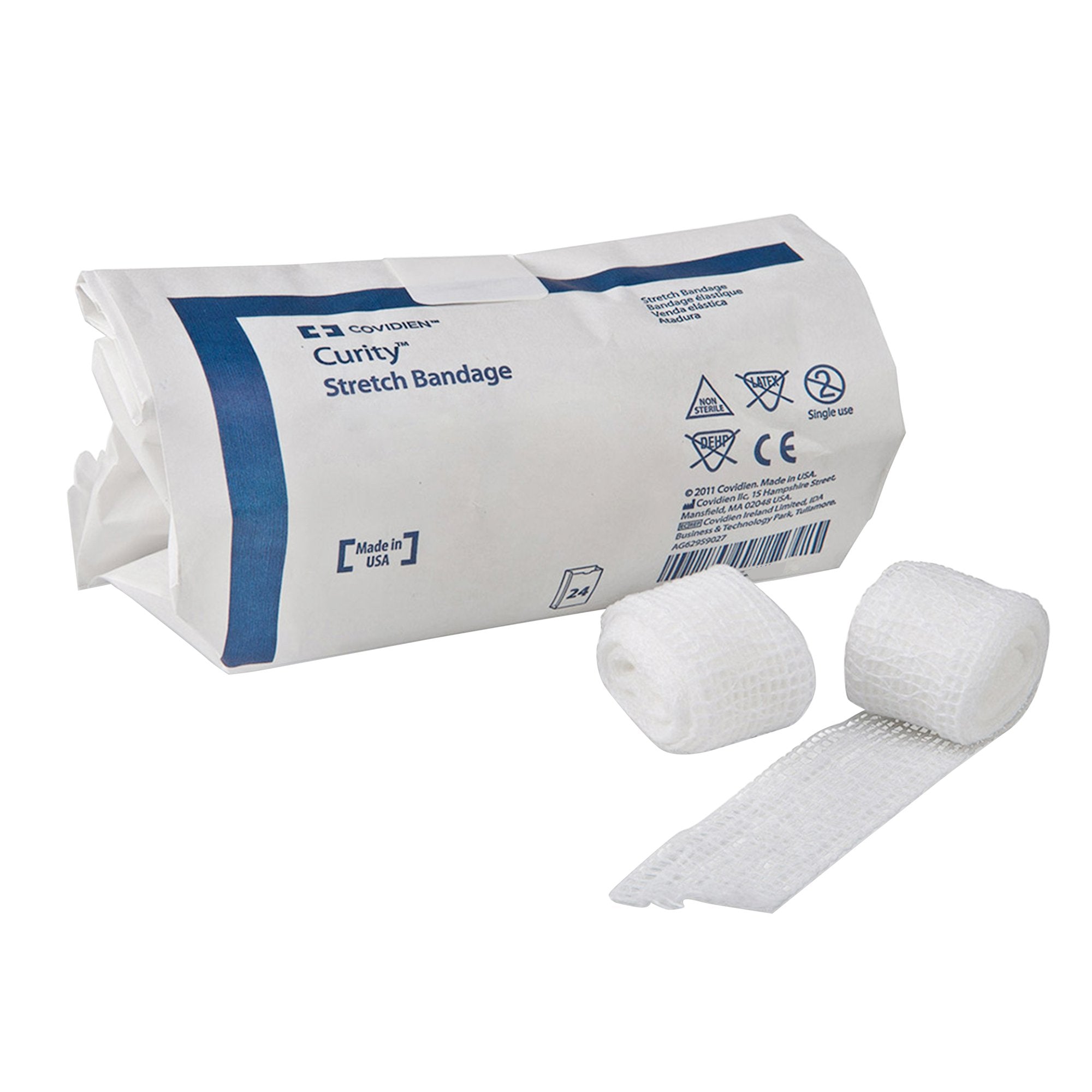 Conforming Bandage Curity™ 6 X 82 Inch 1-Ply Sterile 1 per Pack,  Packaging Type- Case