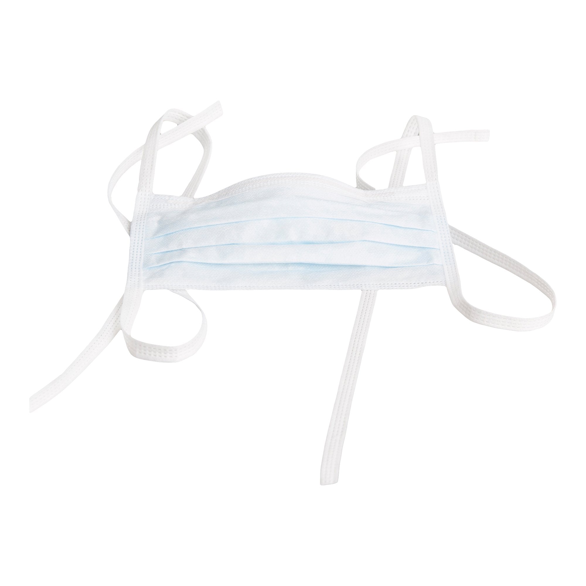 Surgical Mask McKesson ASTM Level 1 Tie Closure One Size Fits Most, Packaging Type- Case