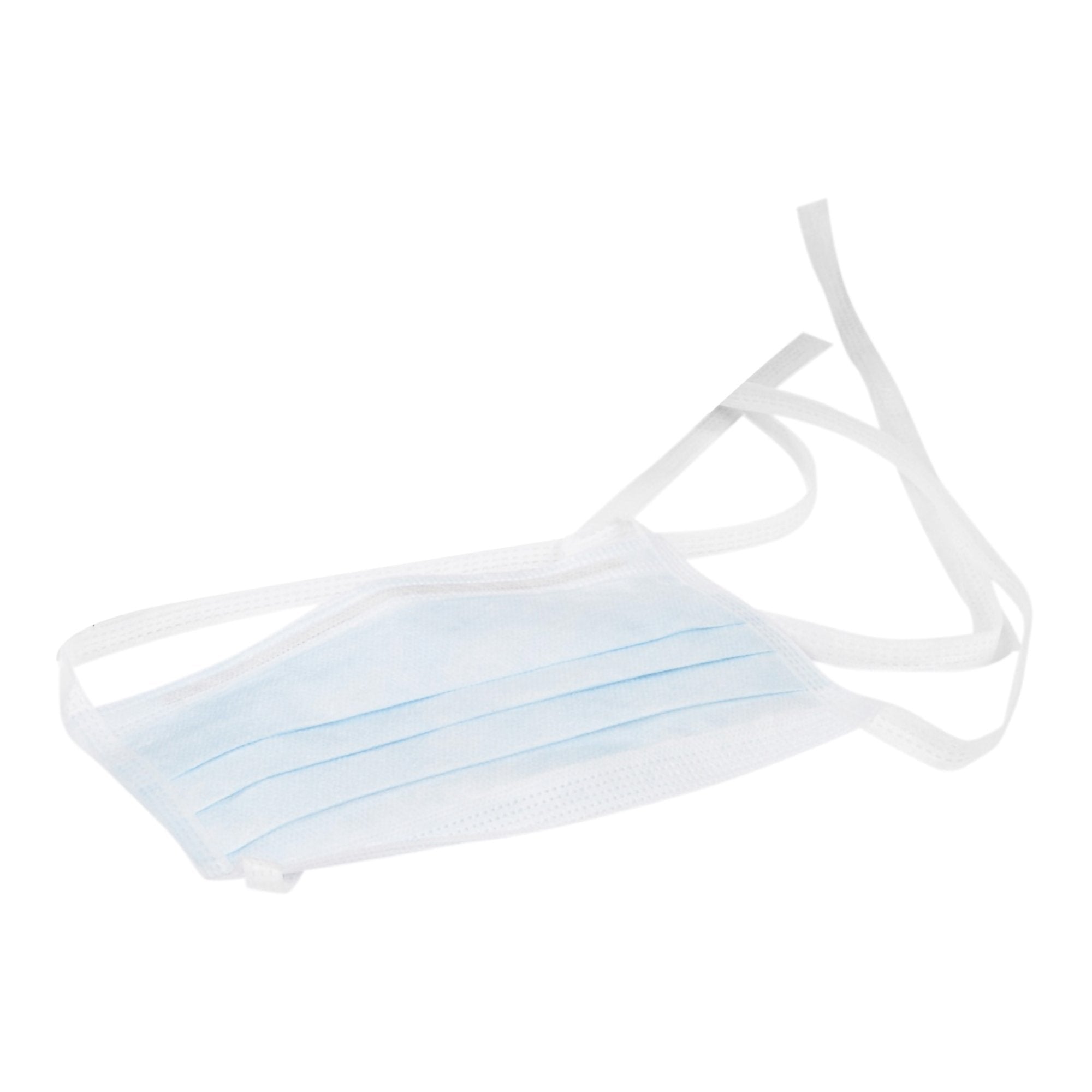Surgical Mask McKesson ASTM Level 1 Tie Closure One Size Fits Most, Packaging Type- Case