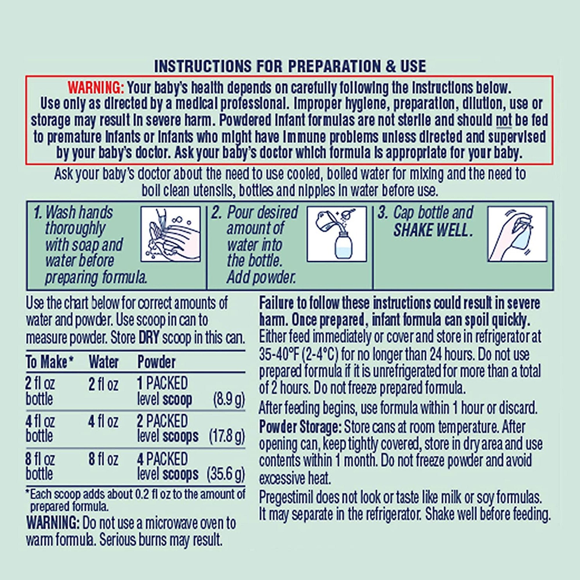 Infant Formula Pregestimil Unflavored 1 lb. Can Powder MCT Oil Fat Malabsorption CS/6, Packaging Type- Each