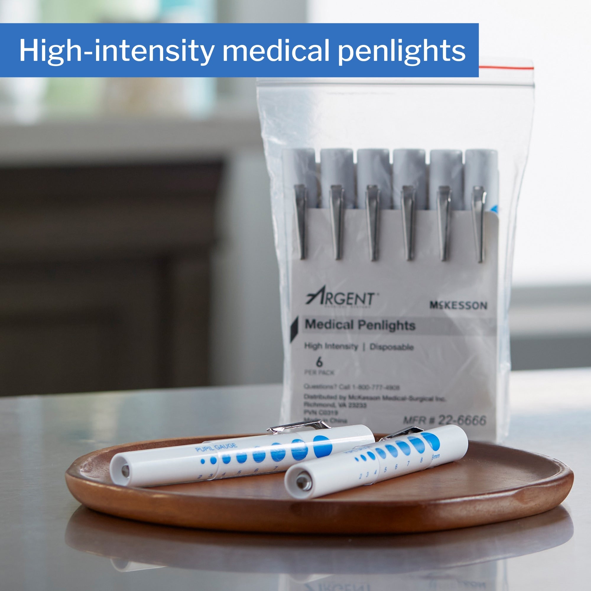 Penlight McKesson White Light 4-1/2 Inch Disposable, Packaging Type - Each
