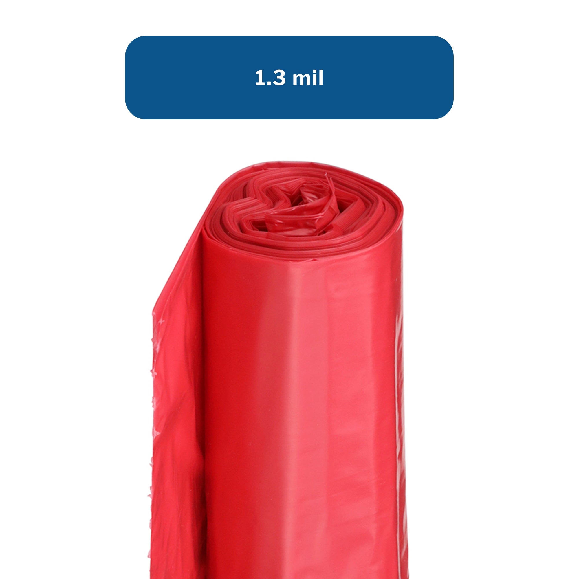 Kick Bucket Liner McKesson 7 to 10 gal. Red Bag 8 X 12 X 24 Inch, Packaging Type- Case
