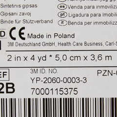 Cast Tape 3M Scotchcast Plus 2 Inch X 12 Foot Fiberglass / Resin Blue, Packaging Type- Box