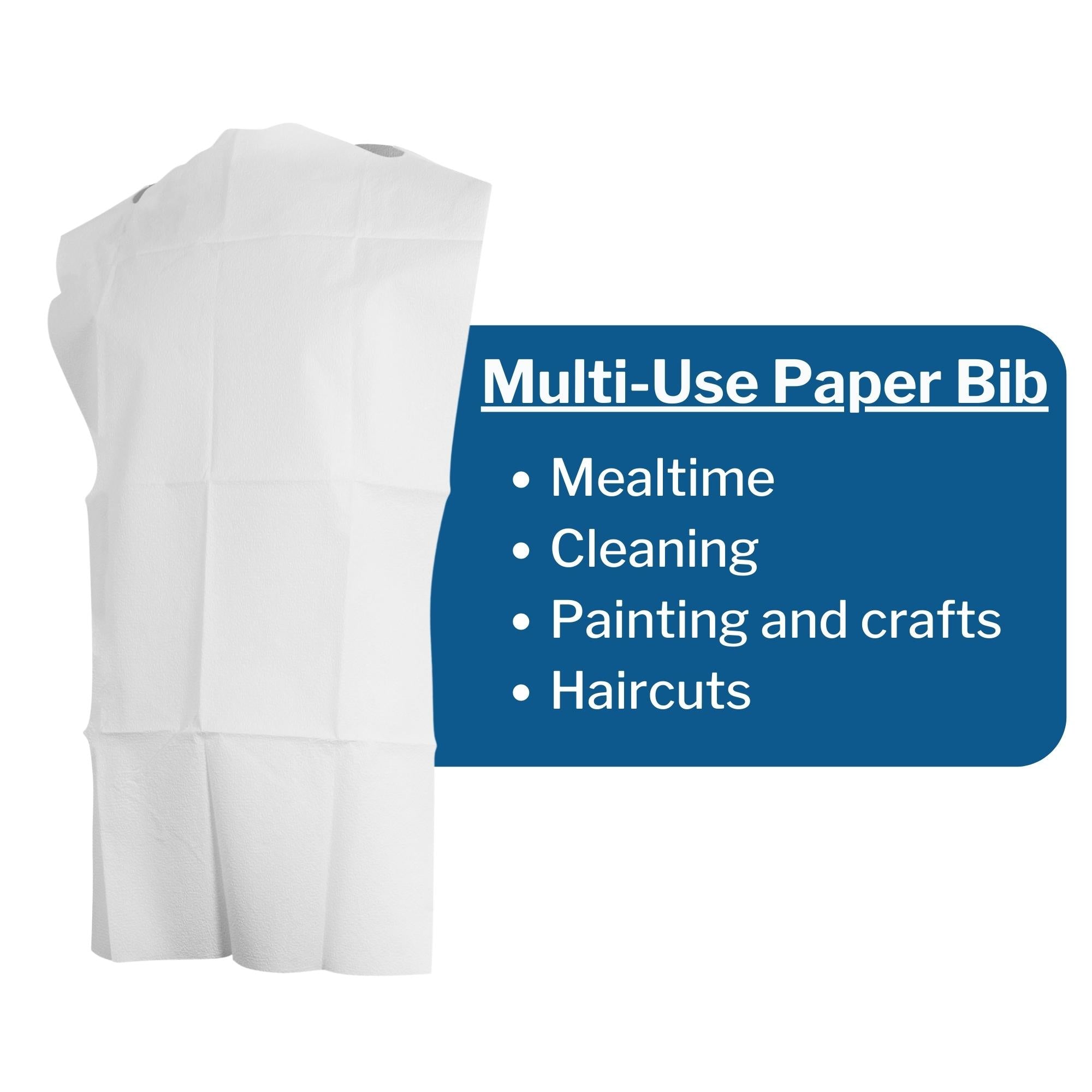 Bib McKesson Tie Closure Disposable Poly / Tissue, Packaging Type- Case