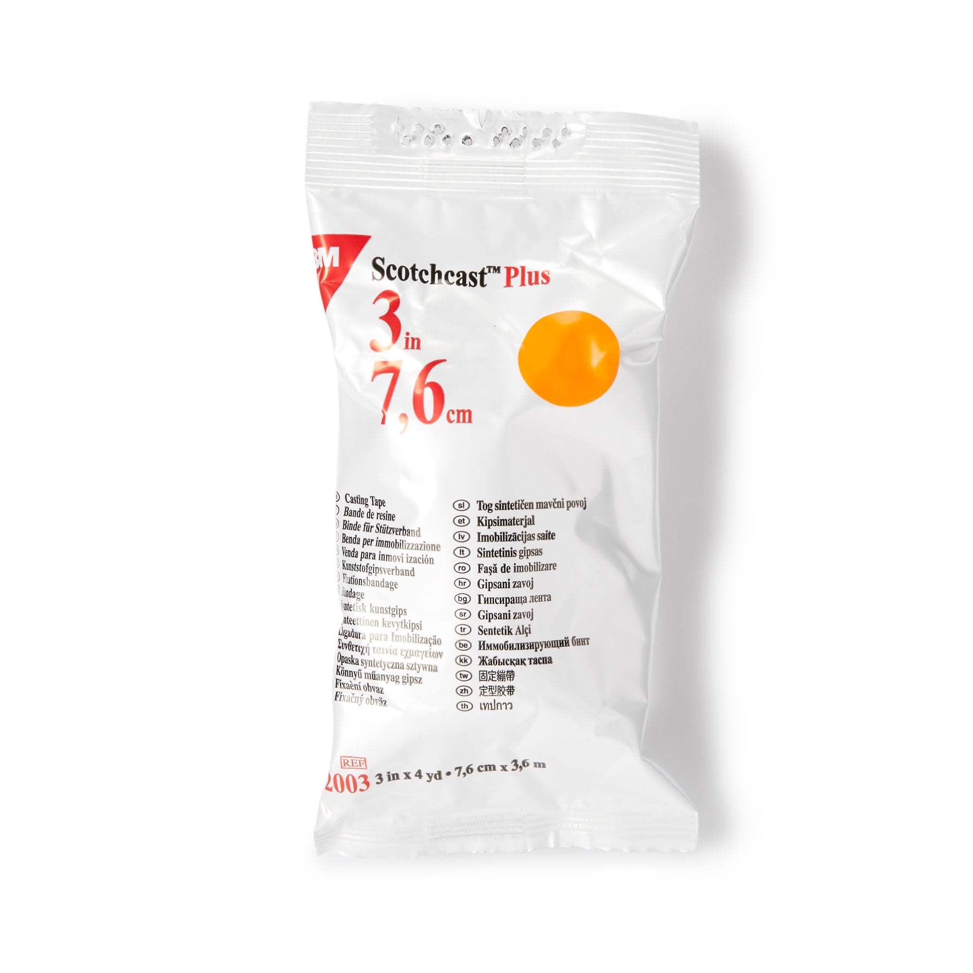 Cast Tape 3M Scotchcast Plus 3 Inch X 12 Foot Fiberglass / Resin Bright Orange,Packaging Type- Box