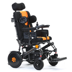 Electric wheelchair front angle product image