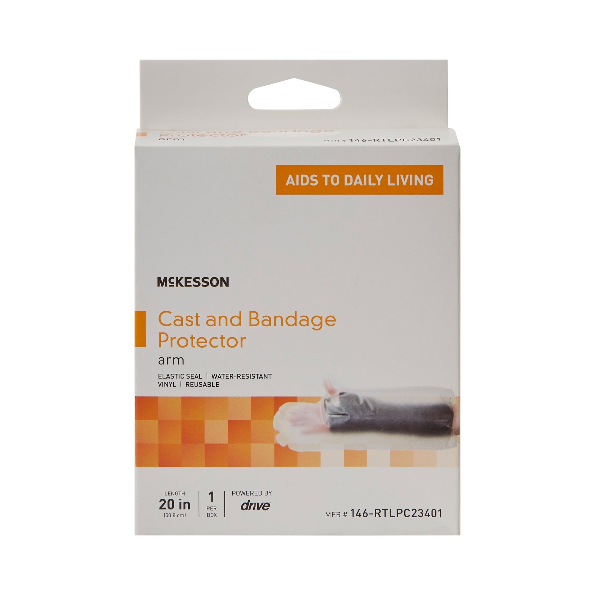 Arm Cast Protector McKesson One Size Fits Most Polyvinyl 20 Inch