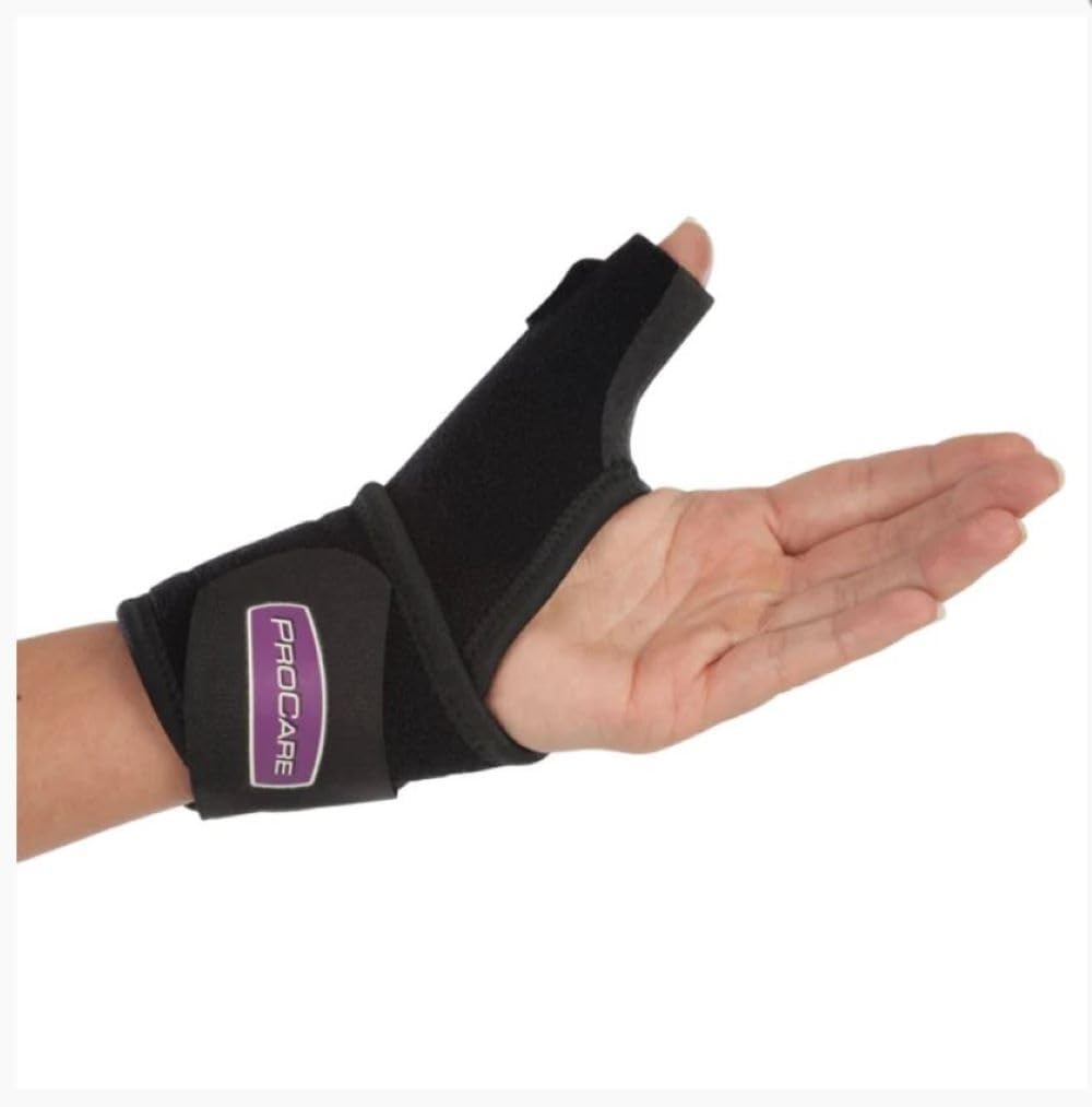 Thumb Splint ProCare One Size Fits Most Right Hand Black, Packaging Type- Each