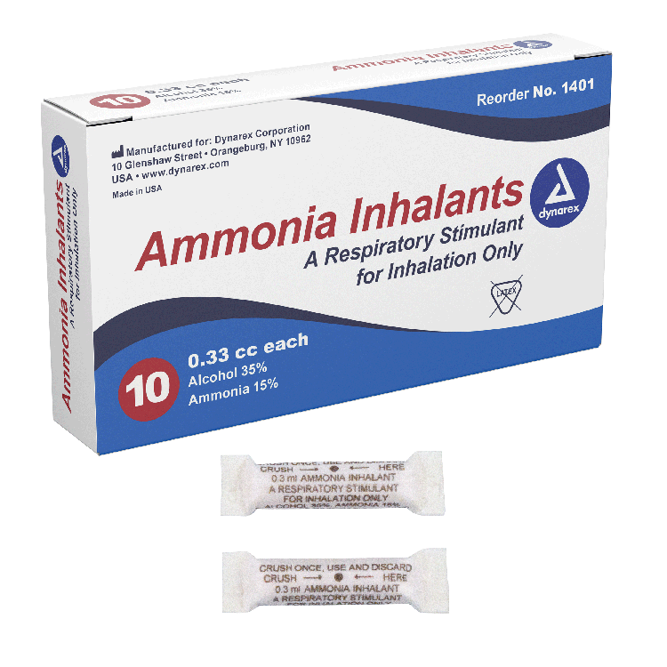 Ammonia Inhalant- Bx/10 - All Care Store