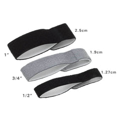 Finger Wrap Splint 3pp Buddy Loops Adult One Size Fits Most Hook and Loop Strap Closure Finger Black, Packaging Type- Box