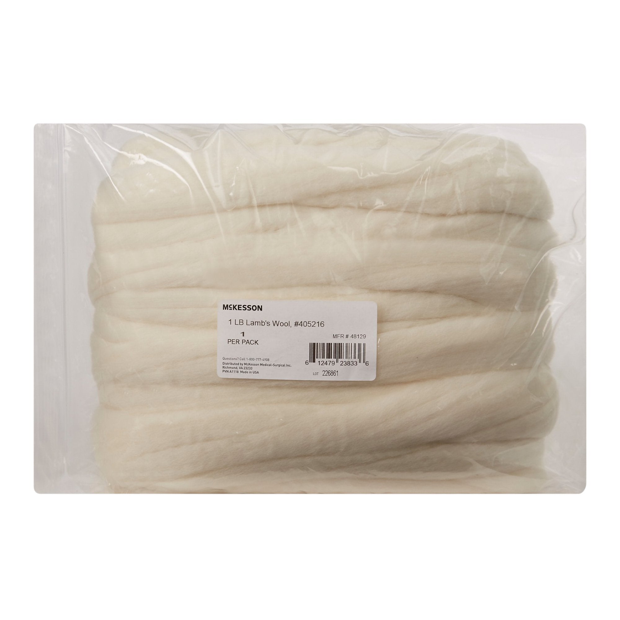 Lamb's Wool Padding McKesson 1 lb.