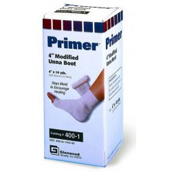 Unna Boot Primer Zinc Oxide 4 Inch X 10 Yard