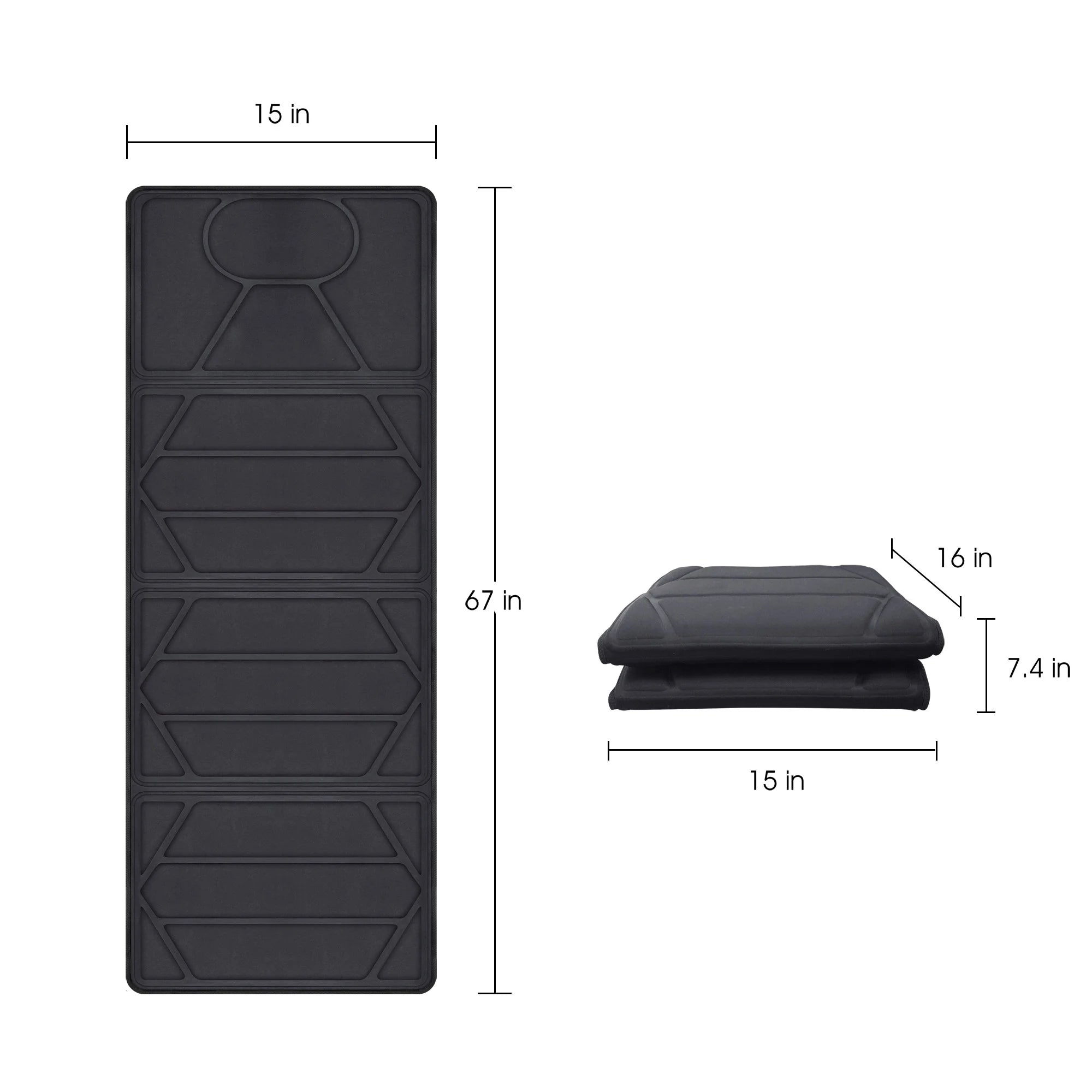 Full Body Massage Mat with Heat, Electric Massage Pad, Back Massager for Pain Relief, Gifts