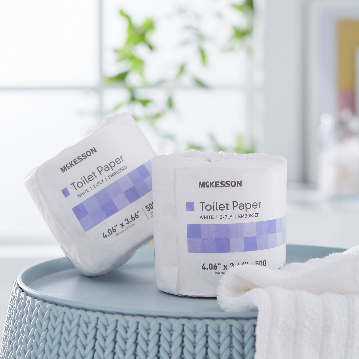 Toilet Tissue McKesson White 2-Ply Standard Size Cored Roll 500 Sheets 3-3/5 X 4 Inch, Packaging Type- Case Default Title