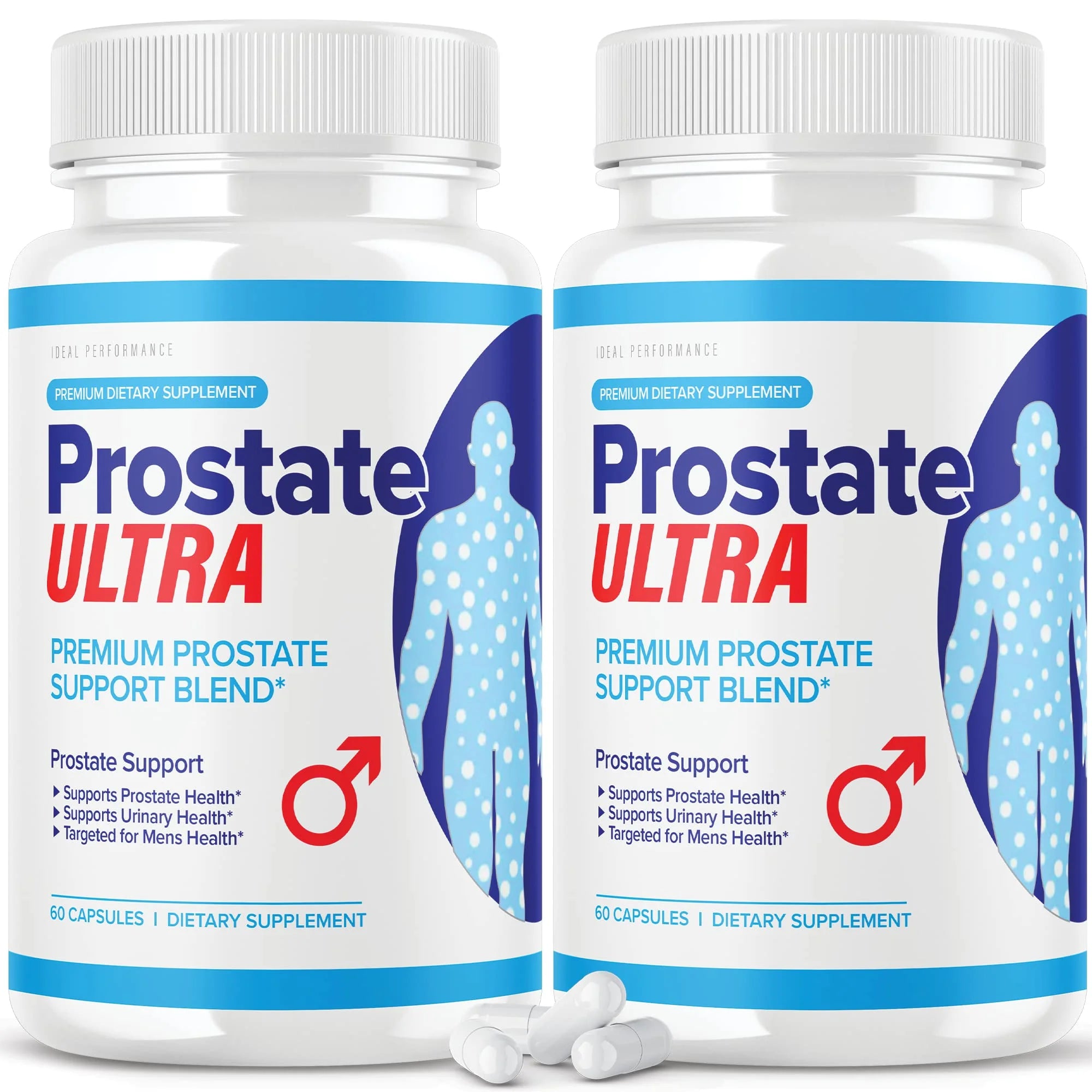 (2 Pack) Prostate Ultra Supplements for Men Prostate Health Formula (120 Capsules)