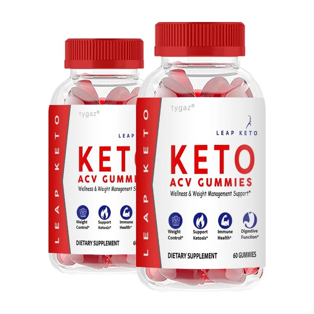 (2 Pack) Leap Keto   Leap Keto + ACV Gummies