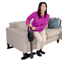 CouchCane: Premium Adjustable Couch Armrest Organizer for Comfort & Convenience - Perfect for Remote Storage, Snacks, and More! Ideal for Any Sofa!