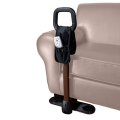 CouchCane: Premium Adjustable Couch Armrest Organizer for Comfort & Convenience - Perfect for Remote Storage, Snacks, and More! Ideal for Any Sofa!