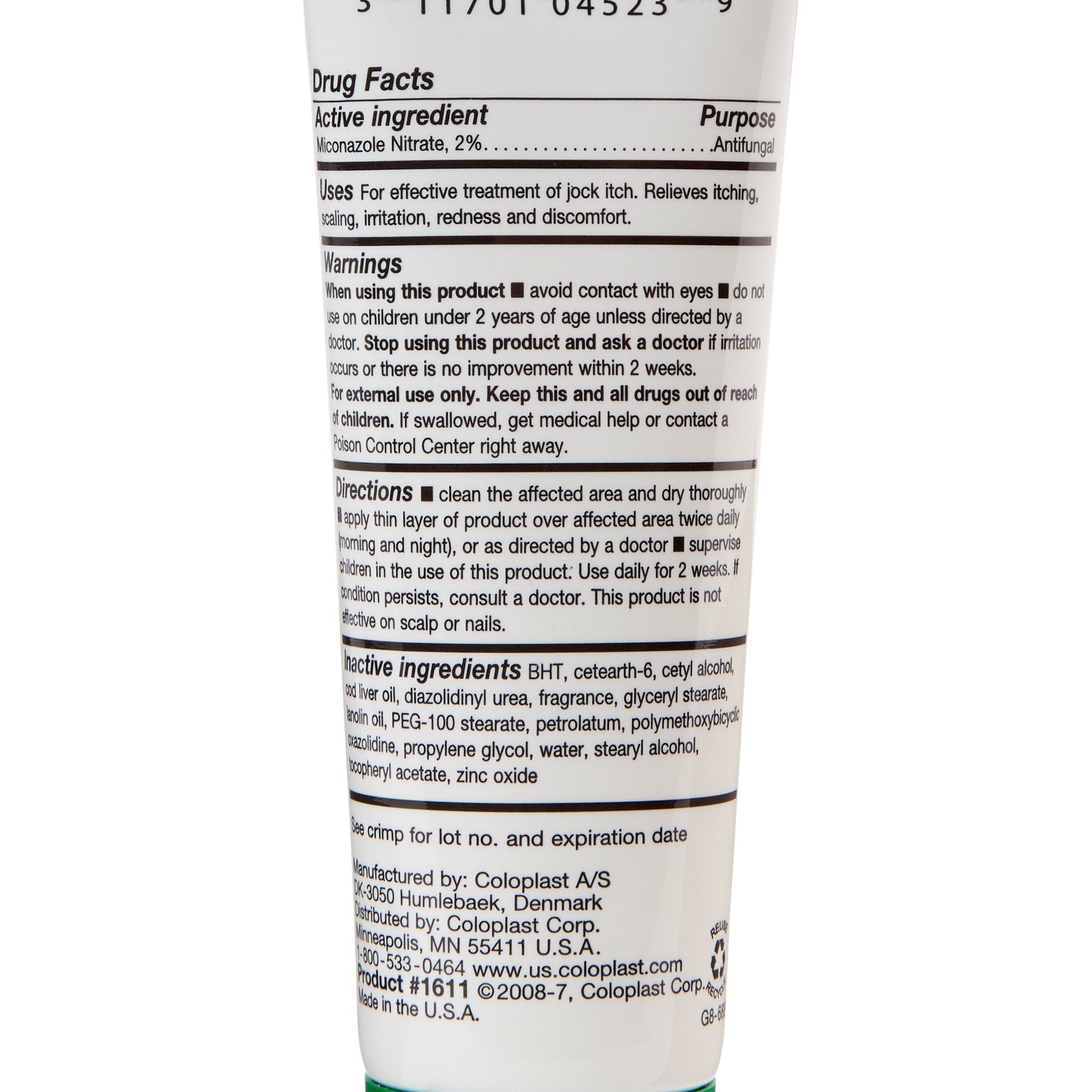 Skin Protectant Baza Antifungal 2 oz. Tube Scented Cream CHG Compatible,Packaging Type- Each