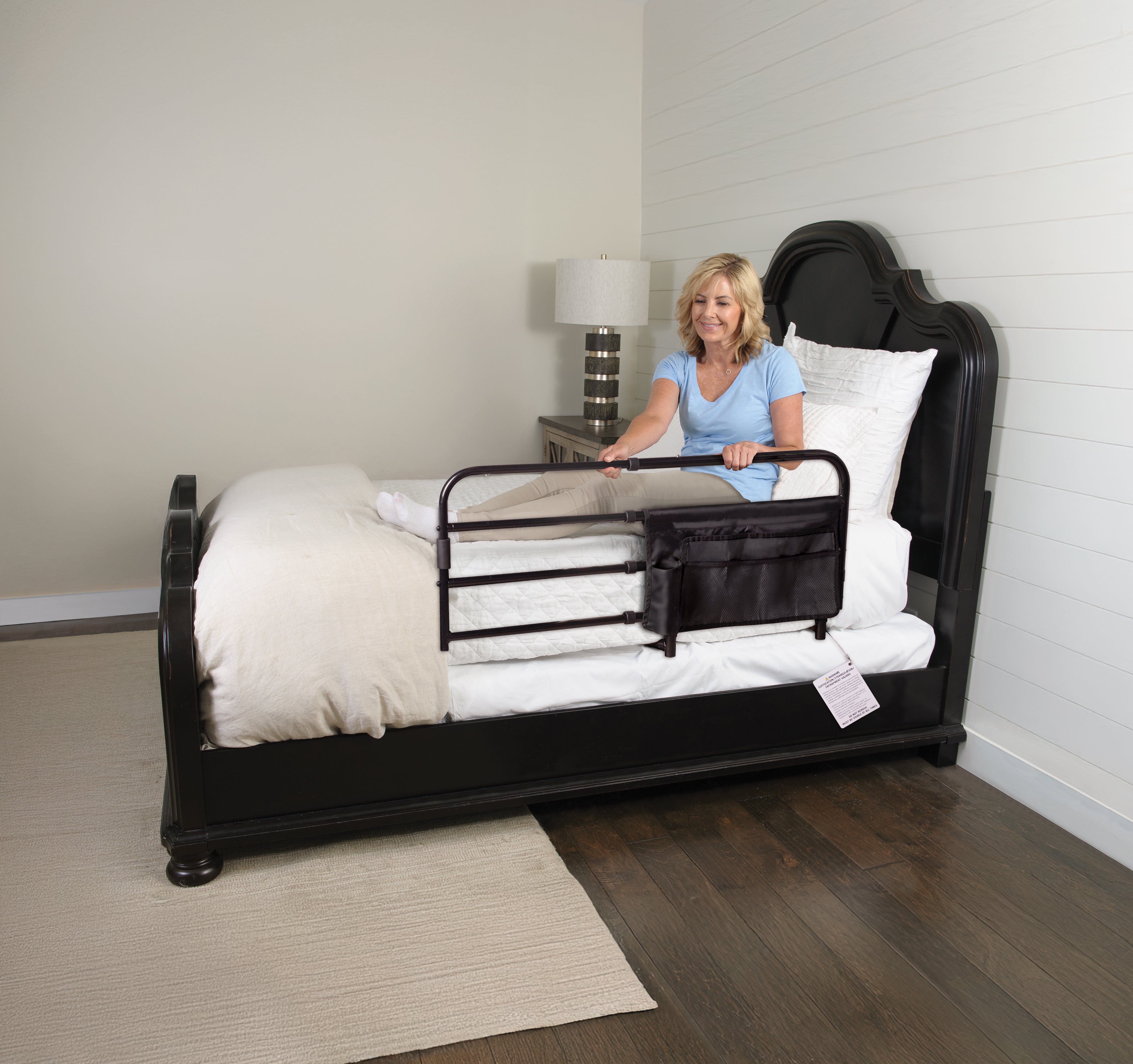 Wonder Pivot Bed Rail - Secure & Adjustable Safety Guard for Kids & Adults | Easy to Install, Compact Design for Twin to King Beds | Peace of Mind for Parents