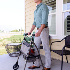 Elite Travel Walker – Lightweight, Foldable Mobility Aid for Easy Travel and Comfort. Perfect for Seniors and Individuals with Limited Mobility.