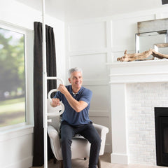 Wonder Pole - Adjustable Tension Rod for Versatile Home Use | Perfect for Curtains, Shower Curtains & More