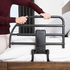 Click-N-Go Extendable Bed Rail for Adjustable Beds | Safety & Support for Easy Access | Perfect for Seniors & Kids | Durable & Adjustable Design