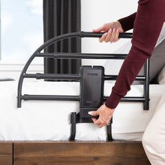 Click-N-Go Extendable Bed Rail for Adjustable Beds | Safety & Support for Easy Access | Perfect for Seniors & Kids | Durable & Adjustable Design