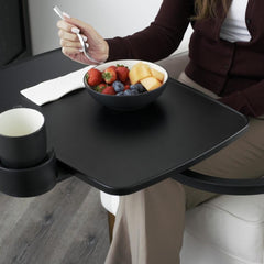 Wonder Tray XL - Black | Versatile, Durable Serving Tray for Home & Events | Ideal for Entertaining, Food Display, & Organization | Stylish & Functional Design