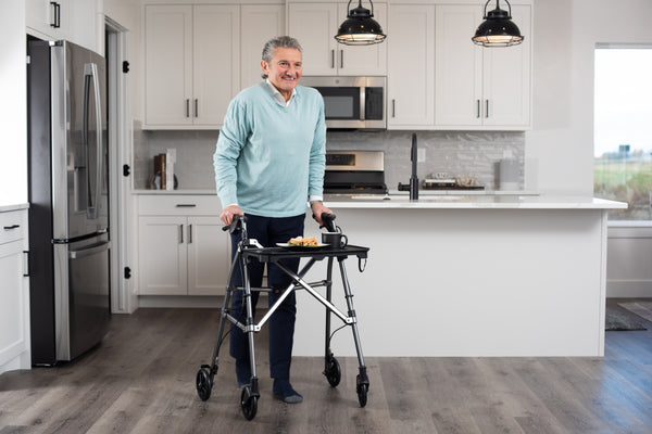 Wonder Indoor Rollator - Lightweight & Compact Mobility Aid for Easy Navigation at Home. Enjoy Enhanced Stability & Comfort with Ergonomic Design.