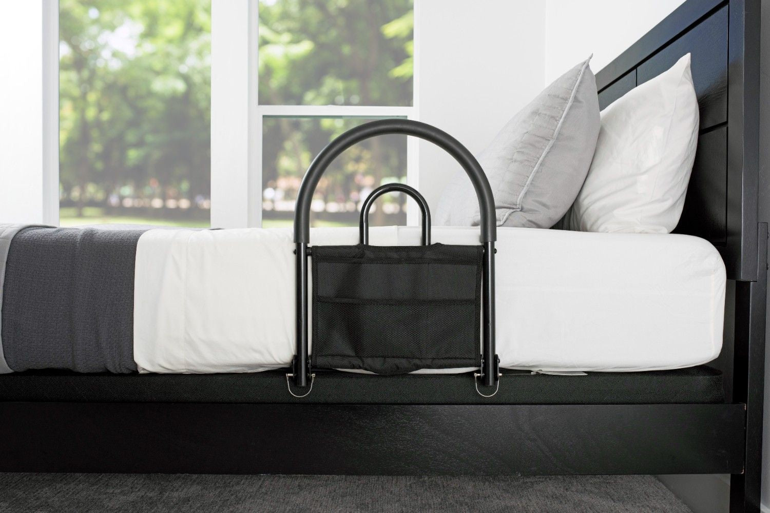 Bed Rail Advantage Traveler - Portable Bed Safety Rail for Seniors & Disabled, Easy to Install, Lightweight Design for Home & Travel