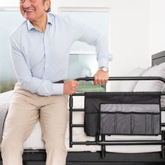 Wonder Pivot Bed Rail Tall - Secure and Adjustable Safety Rail for Beds, Perfect for Adults and Kids, Easy to Install, Enhances Sleep Safety and Independence.