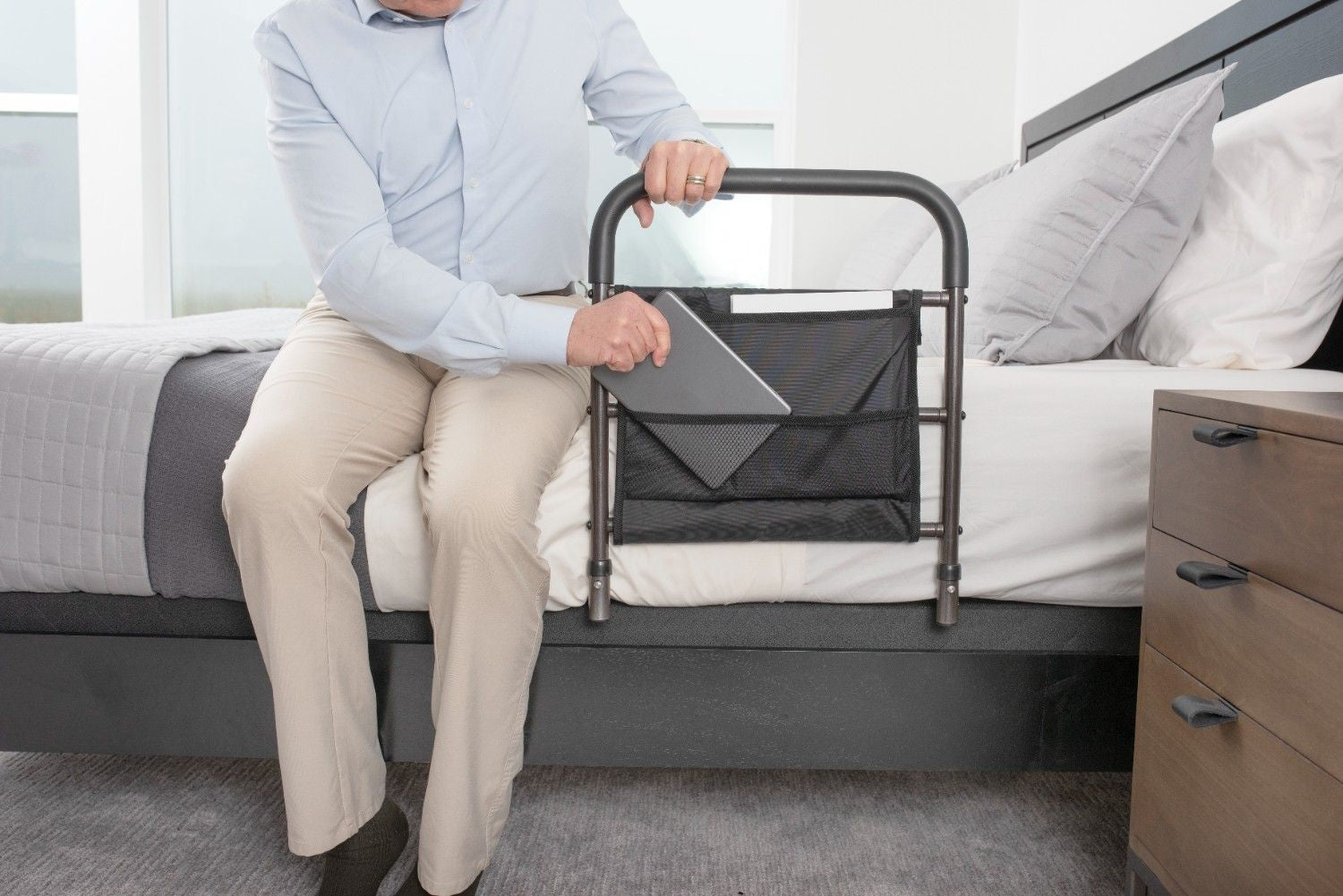 Wonder Bed Handle - Enhance Stability & Safety for Easy Bed Transfers | Durable, Ergonomic Design for Seniors & Caregivers