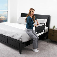 30" Safety Bed Rail with Padded Pouch - Enhance Safety and Comfort for Kids and Adults, Perfect for Preventing Falls and Easy to Install.