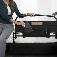 30" Safety Bed Rail with Padded Pouch - Enhance Safety and Comfort for Kids and Adults, Perfect for Preventing Falls and Easy to Install.