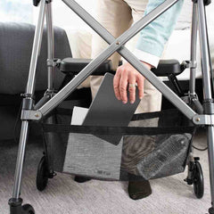 Wonder Rollator Plus - Lightweight, Durable Walker with 4 Wheels, Adjustable Handle Height, and Easy-Folding Design for Enhanced Mobility and Comfort.