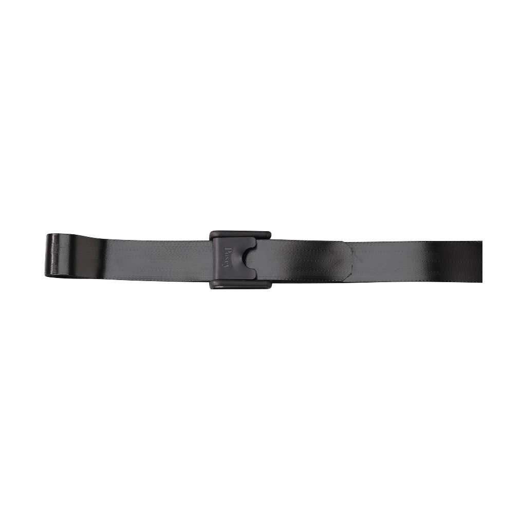 Gait Belt Posey EZ Clean 60 Inch Length Black Polyurethane Coated Webbing,Packaging Type- Each