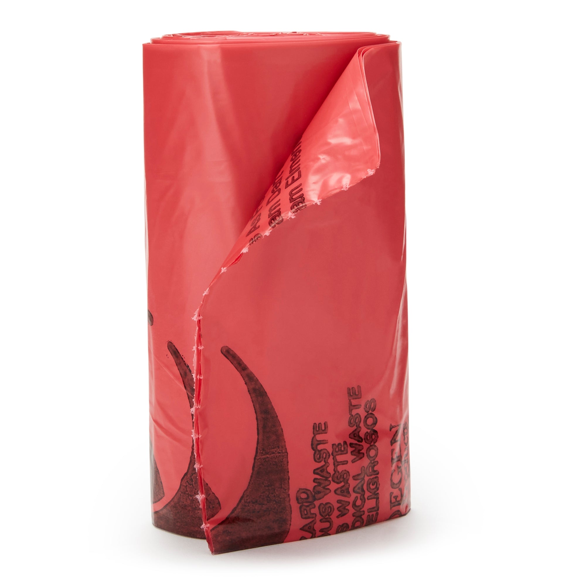 Infectious Waste Bag McKesson 7 to 10 gal. Red Bag Polymer Film 24 X 24 Inch | 500/Case