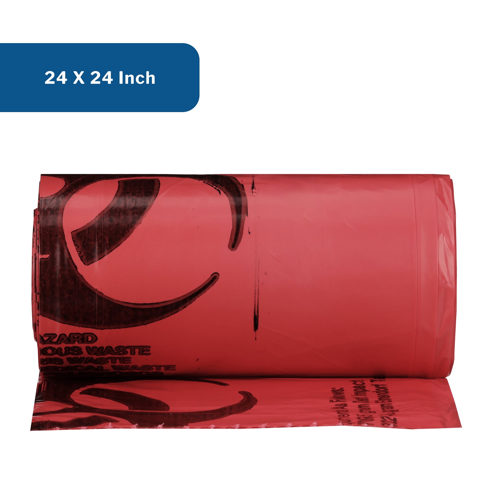 Infectious Waste Bag McKesson 7 to 10 gal. Red Bag Polymer Film 24 X 24 Inch, Packaging Type- Case