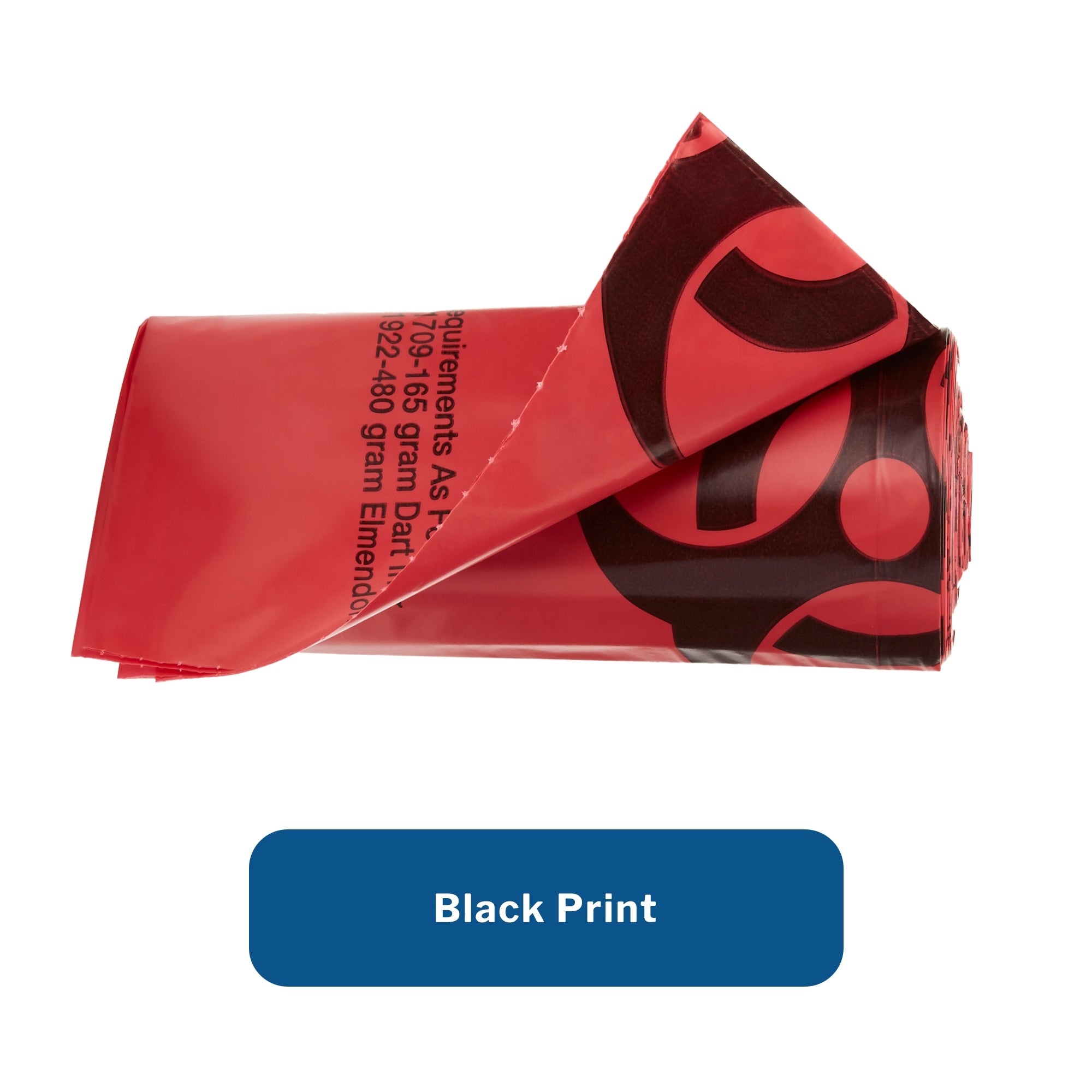 Infectious Waste Bag McKesson 7 to 10 gal. Red Bag Polymer Film 24 X 24 Inch, Packaging Type- Case