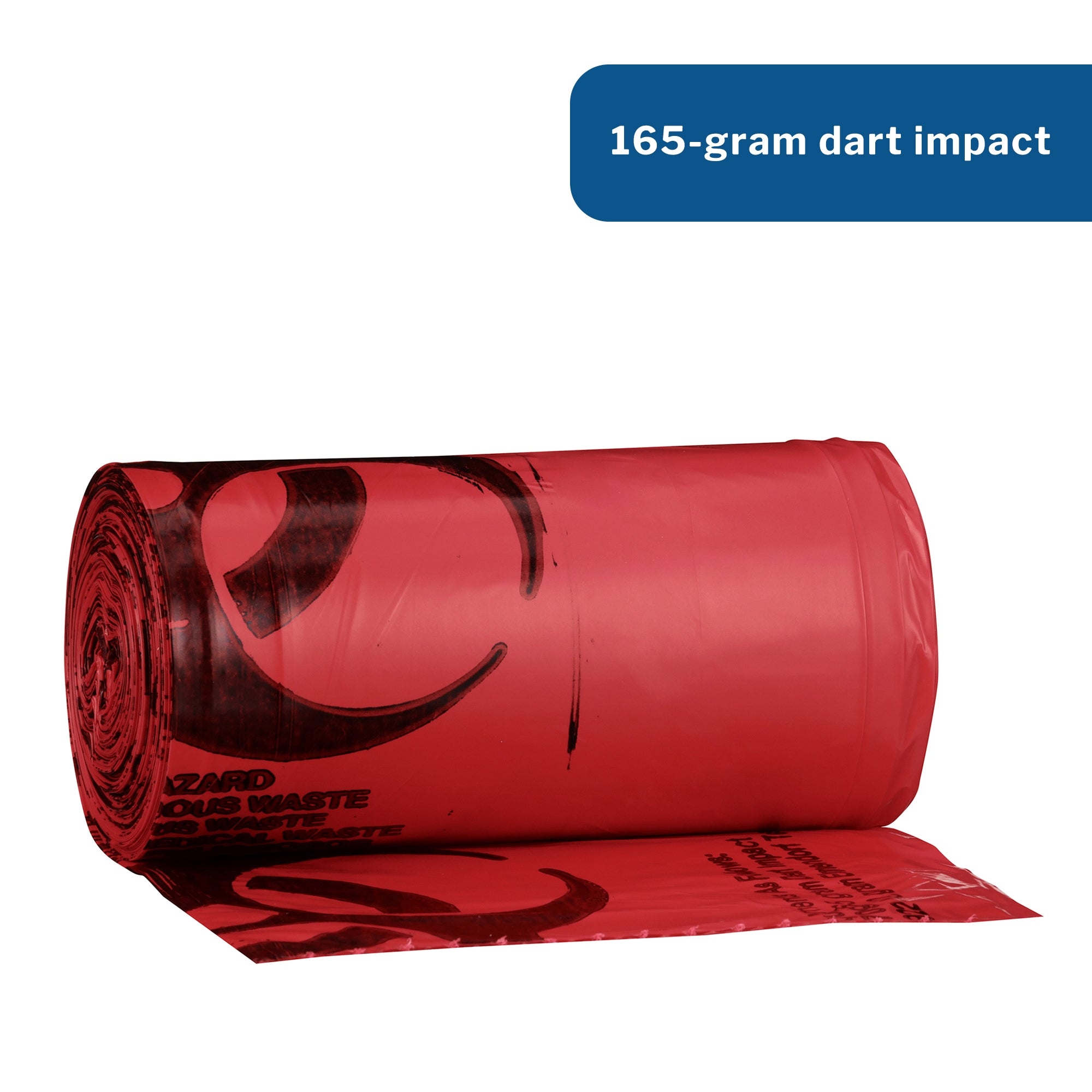 Infectious Waste Bag McKesson 7 to 10 gal. Red Bag Polymer Film 24 X 24 Inch, Packaging Type- Case