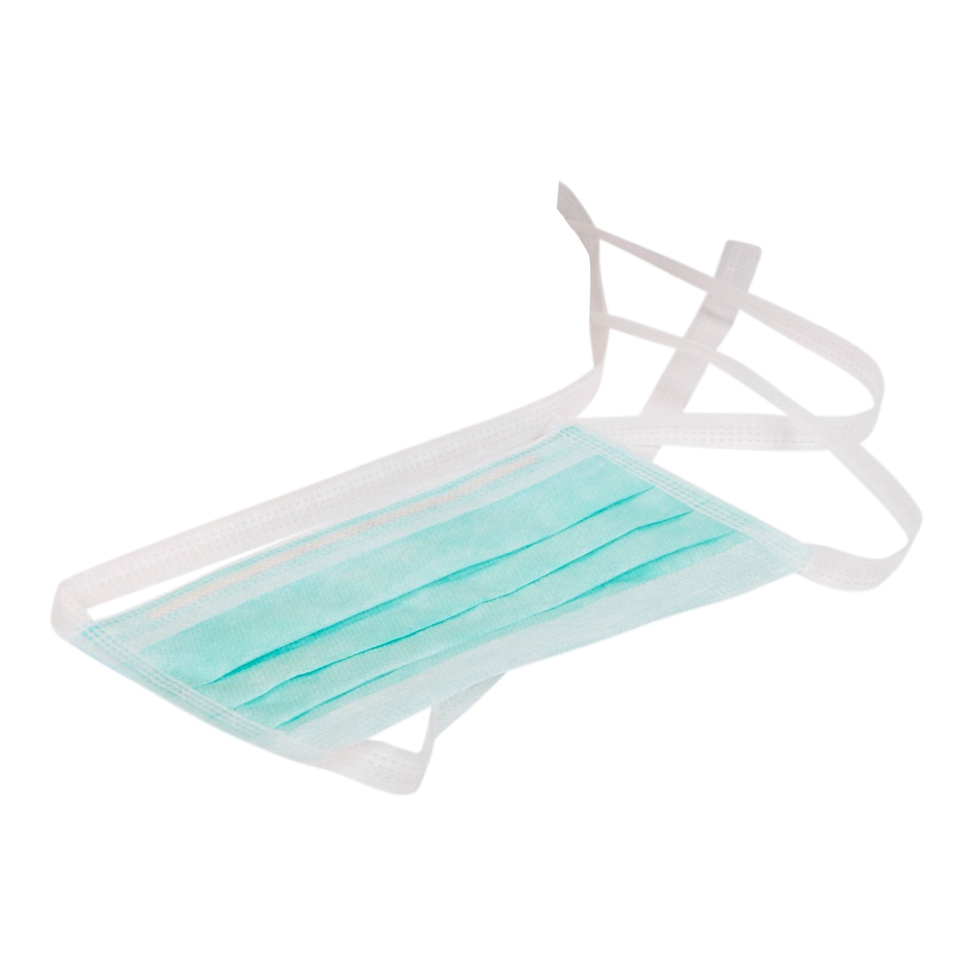 Surgical Mask McKesson Anti-fog ASTM Level 1 Tie Closure One Size Fits Most,Packaging Type- Box